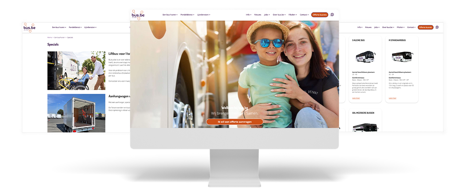 Site web sur mesure bus.be